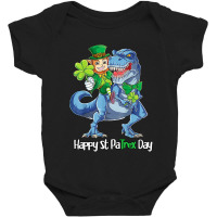 Dino St Patricks Day  Kids Toddler Boys Leprechaun  Copy Baby Bodysuit | Artistshot