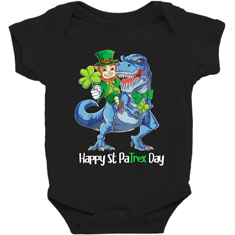 Dino St Patricks Day  Kids Toddler Boys Leprechaun  Copy Baby Bodysuit by joseph89 | Artistshot