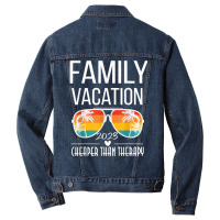 Family Vacation Better Than Therapy 2023 Group Sunglasses T Shirt Men Denim Jacket | Artistshot