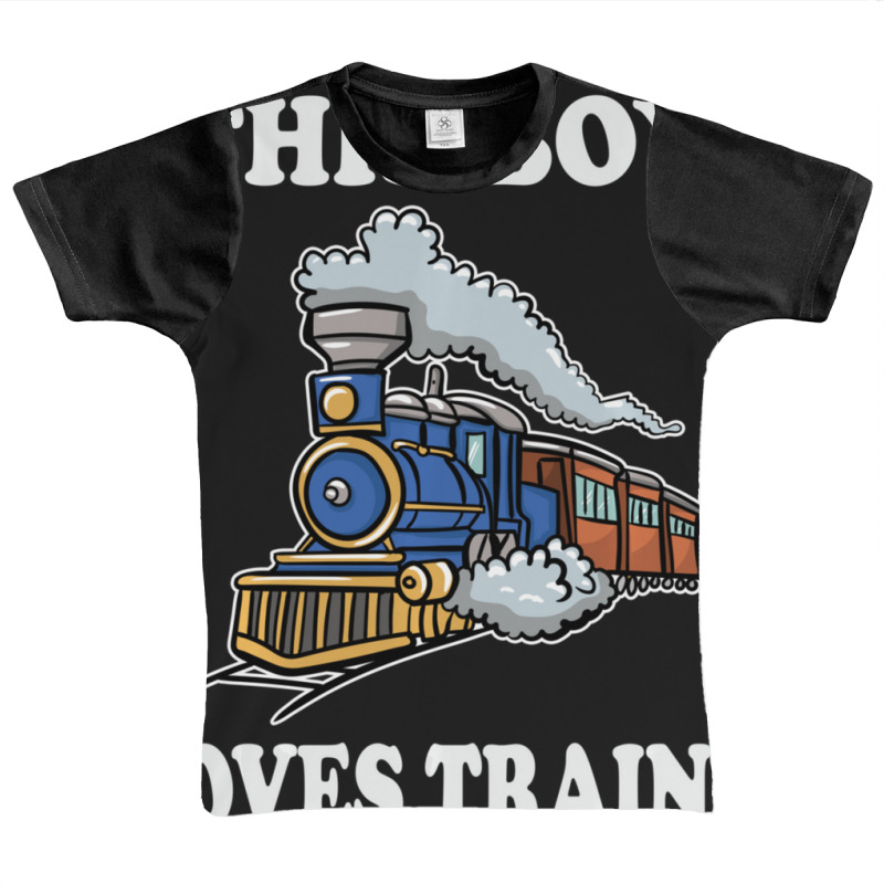 Hot Trend This Boy Loves Trains Train Wagon Lover S Graphic Youth T-shirt by Pannell Quintero | Artistshot