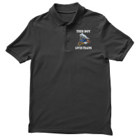 Hot Trend This Boy Loves Trains Train Wagon Lover S Men's Polo Shirt | Artistshot