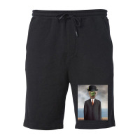 Trending Rene Magritte Son Of Man Fleece Short | Artistshot