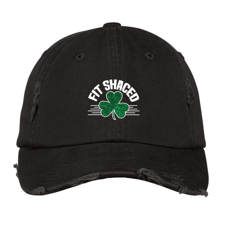 Fit Shaced St Patricks Day Funny Irish Party Drinking Beer Vintage Cap by joseph89 | Artistshot