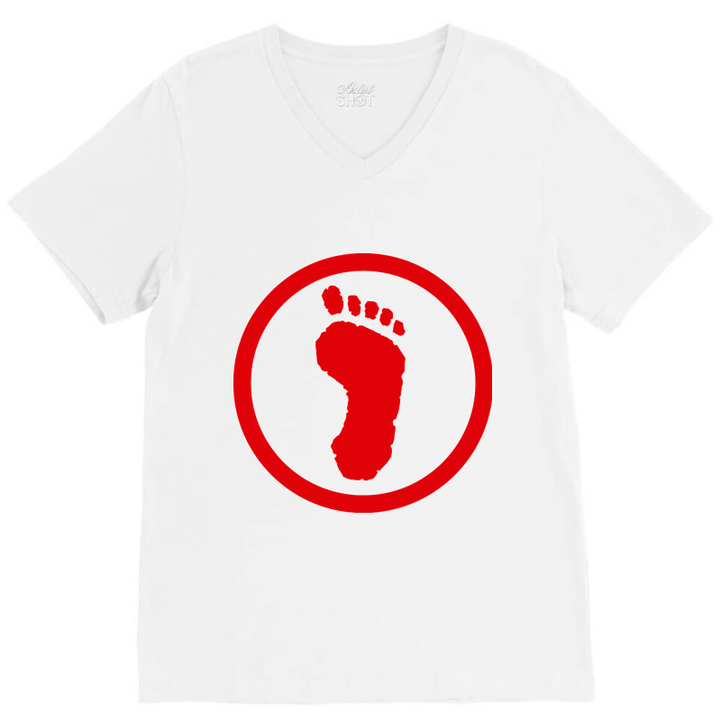 Limited Edition Foot Clan Logotype V-Neck Tee by Milne Charlton | Artistshot