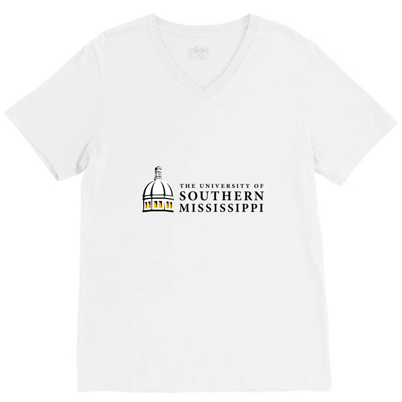 The University Of Southern Mississippi V-Neck Tee by RebeleShop | Artistshot