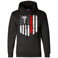 Trending Trauma Nurse American Flag Patriotic Registered Nurse Champion Hoodie | Artistshot