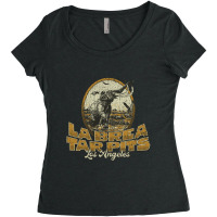 Hot Trend La Brea Tar Pits 1977 Women's Triblend Scoop T-shirt | Artistshot