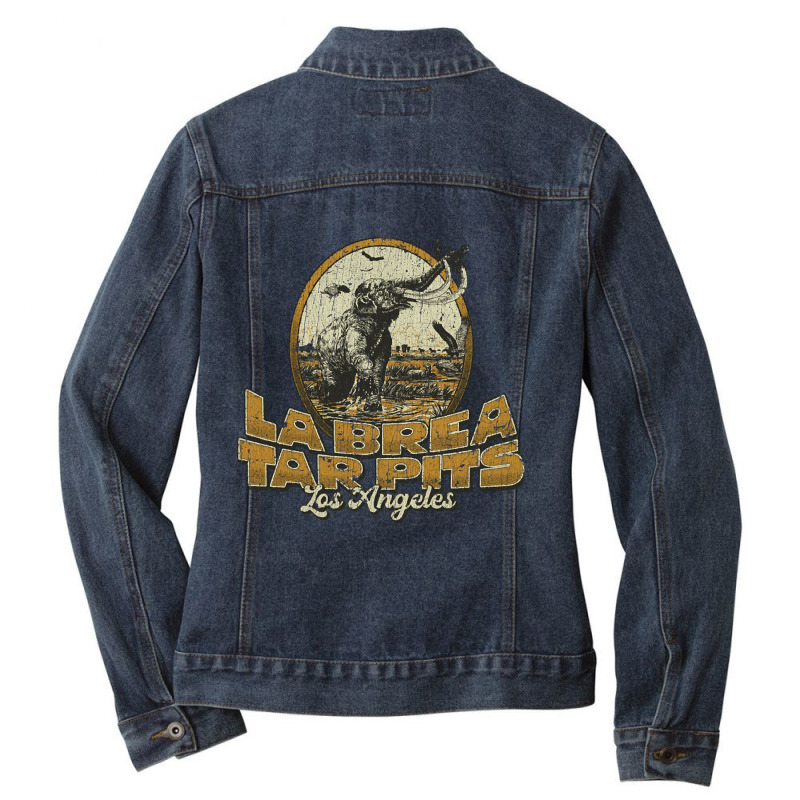 Hot Trend La Brea Tar Pits 1977 Ladies Denim Jacket | Artistshot