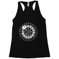 Trending Norse Mythology Jormungandr Vegvisir With Runes Racerback Tank | Artistshot