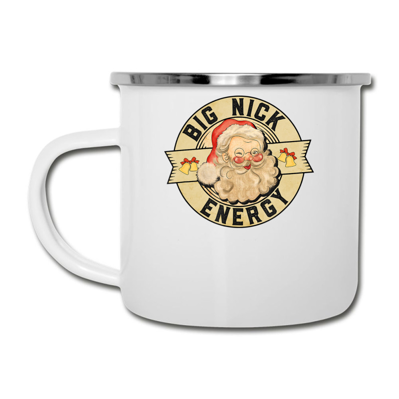 Big Nick Energy Vintage Santa Claus Wink Christmas Camper Cup | Artistshot