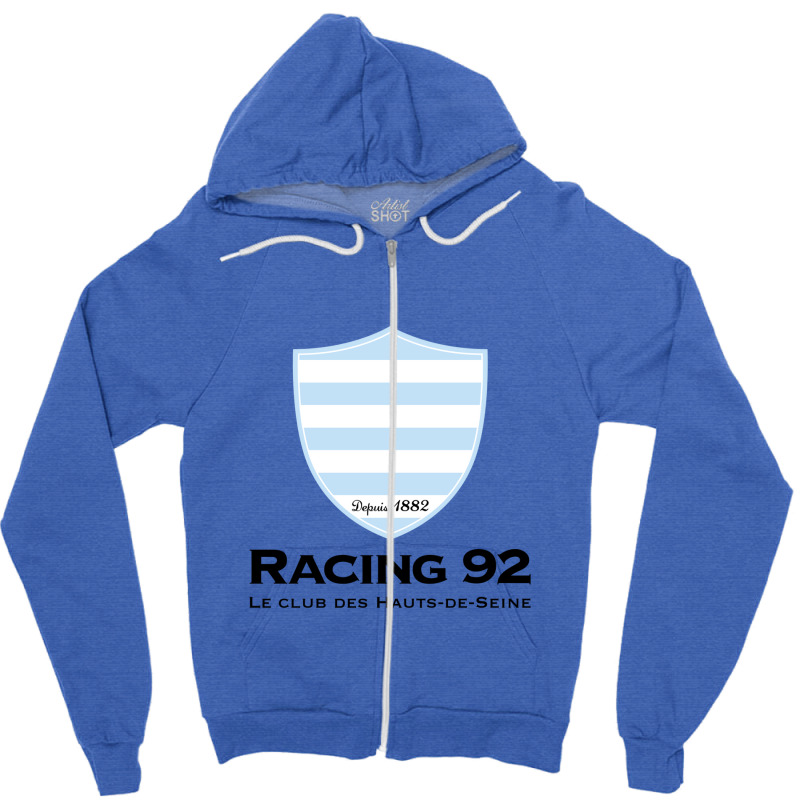 The Racing 92 Zipper Hoodie by nanamirza | Artistshot