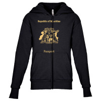 Limited Edition Mauritius Passport Youth Zipper Hoodie | Artistshot