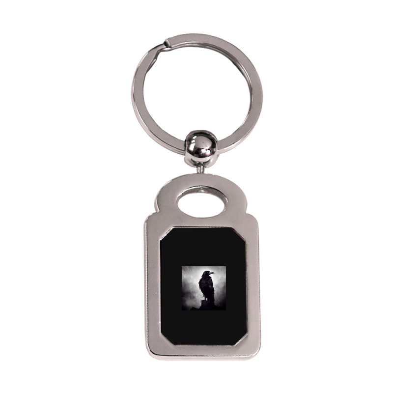 The Crow 68 Silver Rectangle Keychain | Artistshot