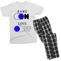 Game On - Love Off Love Vibeses Artwork Men's T-shirt Pajama Set | Artistshot