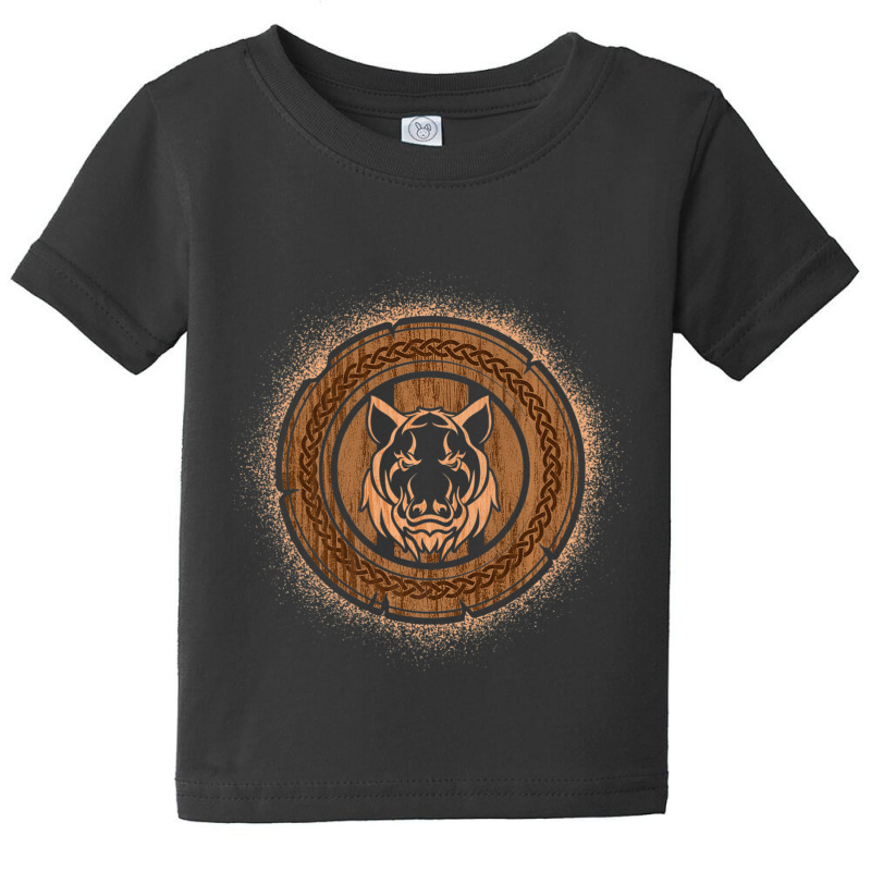 Hot Trend Norse Mythology Symbol Boar Head Viking Baby Tee by Sizemore Adame | Artistshot