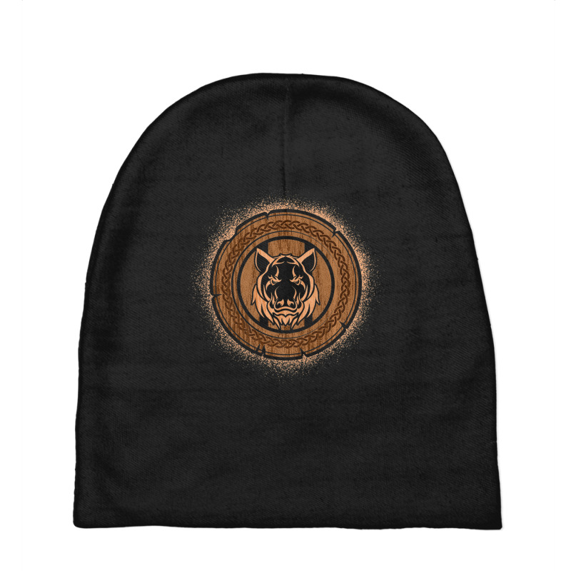 Hot Trend Norse Mythology Symbol Boar Head Viking Baby Beanies by Sizemore Adame | Artistshot