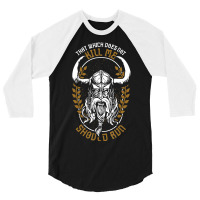 Trending Norse Mythology That Which Does Not Kill Me Should Run 3/4 Sleeve Shirt | Artistshot