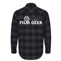 Film Geek Triblend Vintage Funny Flannel Shirt | Artistshot