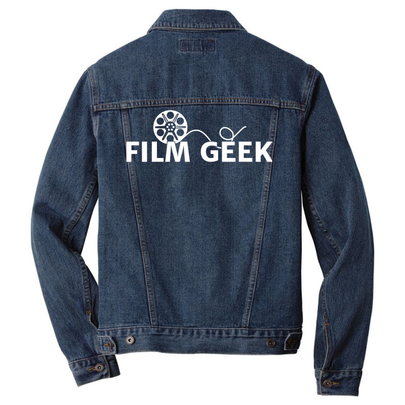 Film Geek Triblend Vintage Funny Men Denim Jacket by aclanddarmeno | Artistshot