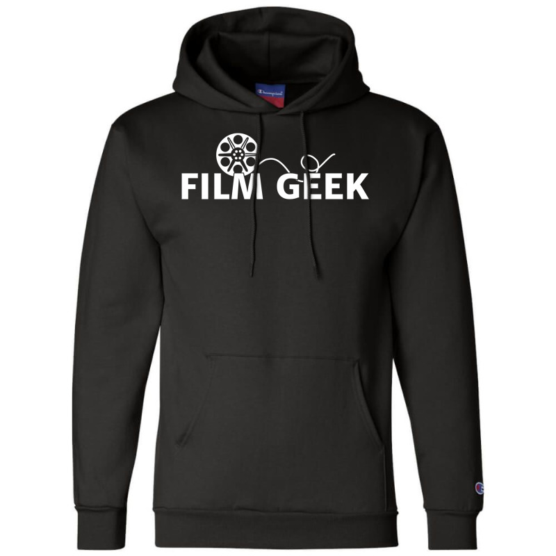 Film Geek Triblend Vintage Funny Champion Hoodie by aclanddarmeno | Artistshot