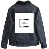 Film Has Soul  Film Camera Enthusiasts Chiffon Gift Girl Unisex Sherpa-lined Denim Jacket | Artistshot