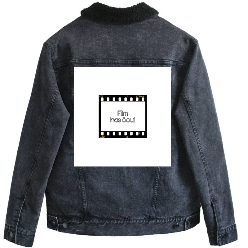 Film Has Soul  Film Camera Enthusiasts Chiffon Gift Girl Unisex Sherpa-Lined Denim Jacket by tintesbaxhiau | Artistshot