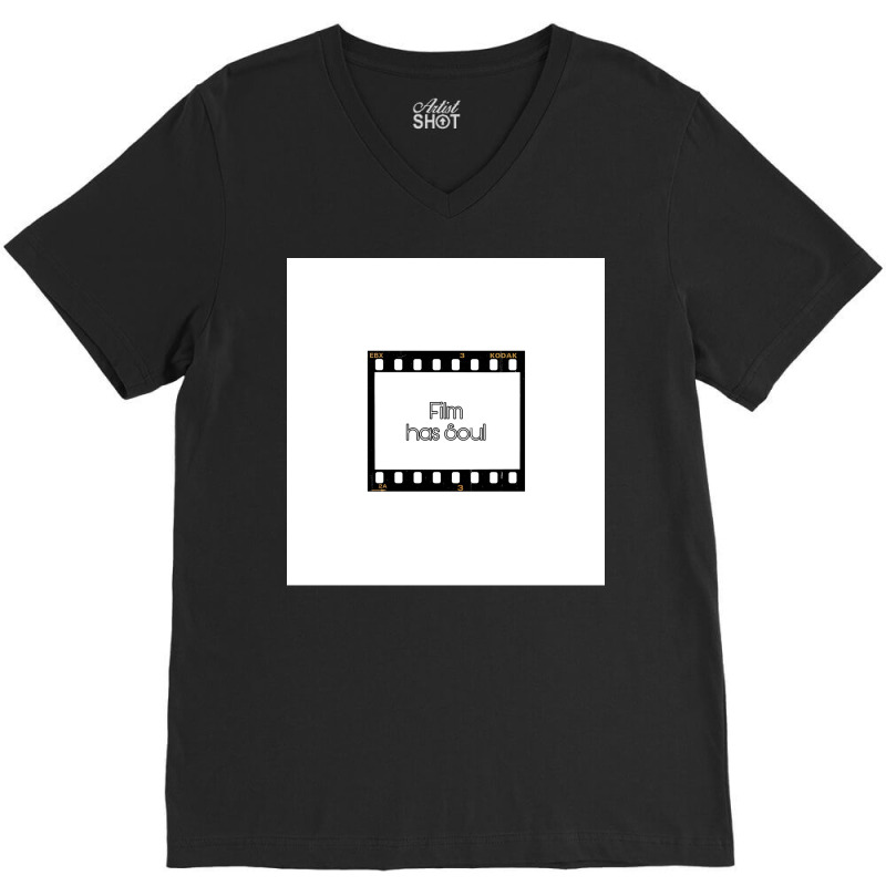 Film Has Soul  Film Camera Enthusiasts Chiffon Gift Girl V-Neck Tee by tintesbaxhiau | Artistshot