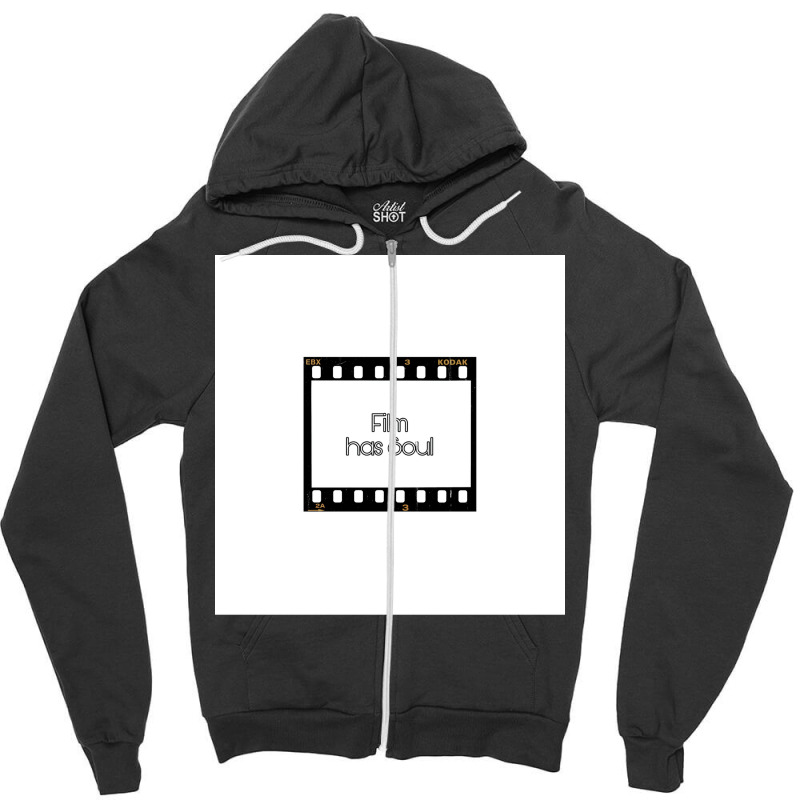 Film Has Soul  Film Camera Enthusiasts Chiffon Gift Girl Zipper Hoodie by tintesbaxhiau | Artistshot