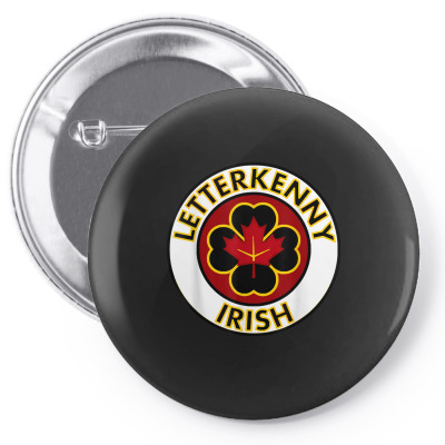 Irish Letterkenny Shamrocks St Patricks Day Pin-back Button Designed By Kakashop
