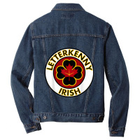 Irish Letterkenny Shamrocks St Patricks Day Men Denim Jacket | Artistshot