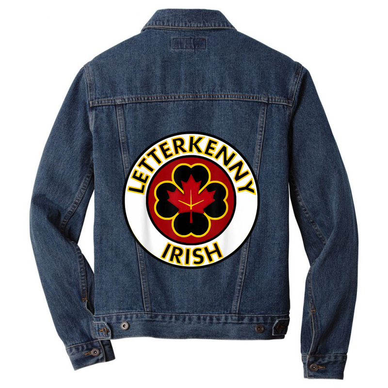 Irish Letterkenny Shamrocks St Patricks Day Men Denim Jacket by kakashop | Artistshot