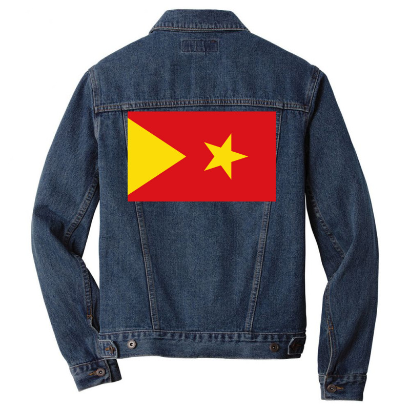 Flag Of The Tigray Region, Ethiopia Baby E Men Denim Jacket by aclanddarmeno | Artistshot