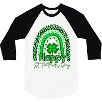 Happy St Patrick S Day Tshirt Cute Rainbow St . Patricks Day T Shirt 3/4 Sleeve Shirt | Artistshot