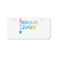 Insulin Junkie I Insulin Diabetics Sugar Patients Pullover Hoodie Bicycle License Plate | Artistshot