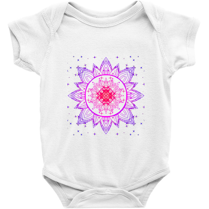 Mandala Design  Time Travel Baby Bodysuit by abadiva | Artistshot