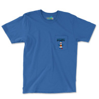 Franklin The Aesthetic Blue Pocket T-shirt | Artistshot