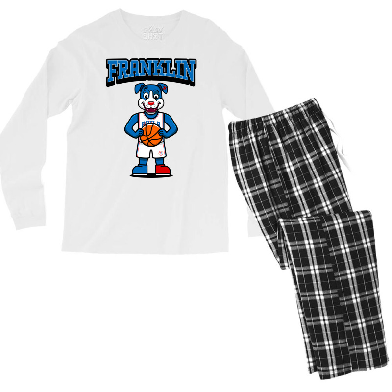 Franklin The Aesthetic Blue Men's Long Sleeve Pajama Set by aclanddarmeno | Artistshot