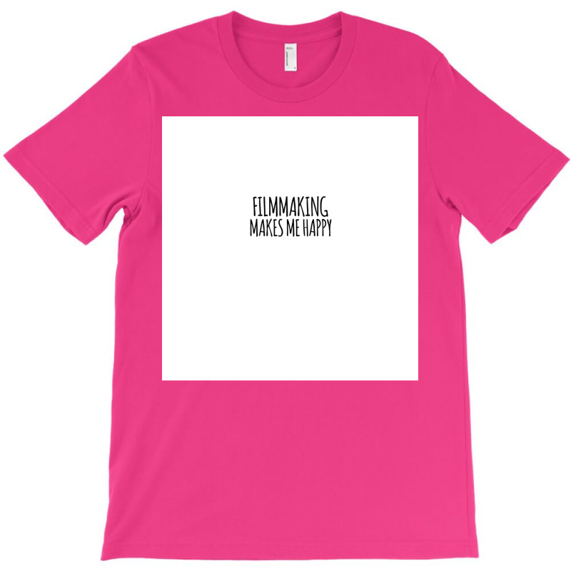 Filmmaking Makes Me Happy Gift Chiffon Yellow 80s T-shirt | Artistshot