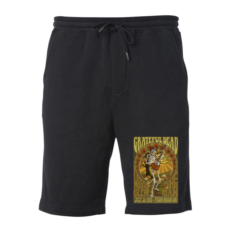 Grateful Chill Skull Fleece Short | Artistshot