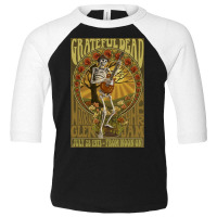 Grateful Chill Skull Toddler 3/4 Sleeve Tee | Artistshot