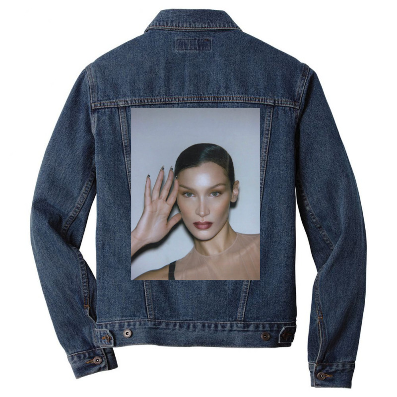 Bella Hadid Headshot Men Denim Jacket by handaaoslob8 | Artistshot