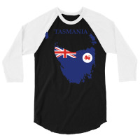 Tasmania Australian State Baby Cute 3/4 Sleeve Shirt | Artistshot