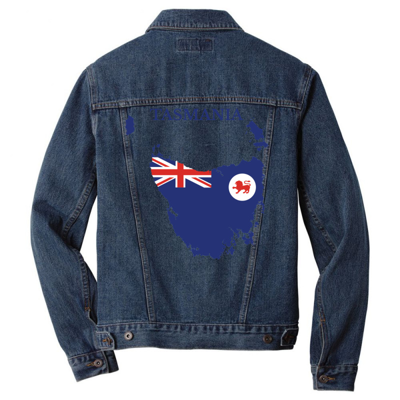 Tasmania Australian State Baby Cute Men Denim Jacket by tintesbaxhiau | Artistshot