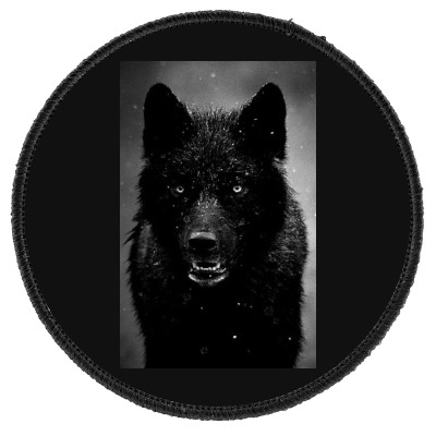 Enraged Wolf Round Patch Designed By Ec