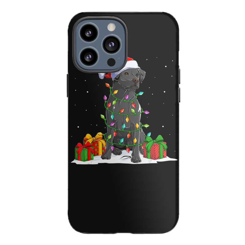 Black Lab Labrador Christmas Lights Pajama Dog Lover Xmas Iphone 13 Pro Max Case | Artistshot