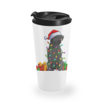 Black Lab Labrador Christmas Lights Pajama Dog Lover Xmas Travel Mug | Artistshot