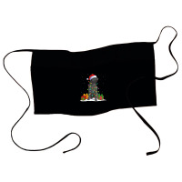 Black Lab Labrador Christmas Lights Pajama Dog Lover Xmas Waist Apron | Artistshot