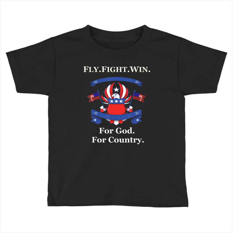 Limited Edition Us Academy Air Force Patriot Fly Fight Win Day Usa Toddler T-shirt | Artistshot