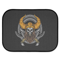 Hot Trend Norse Viking Style Skull Beard For Vikings Lover Rear Car Mat | Artistshot