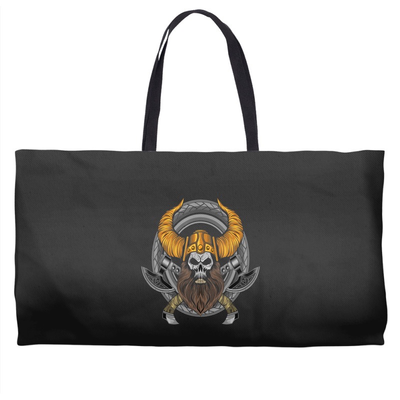 Hot Trend Norse Viking Style Skull Beard For Vikings Lover Weekender Totes | Artistshot